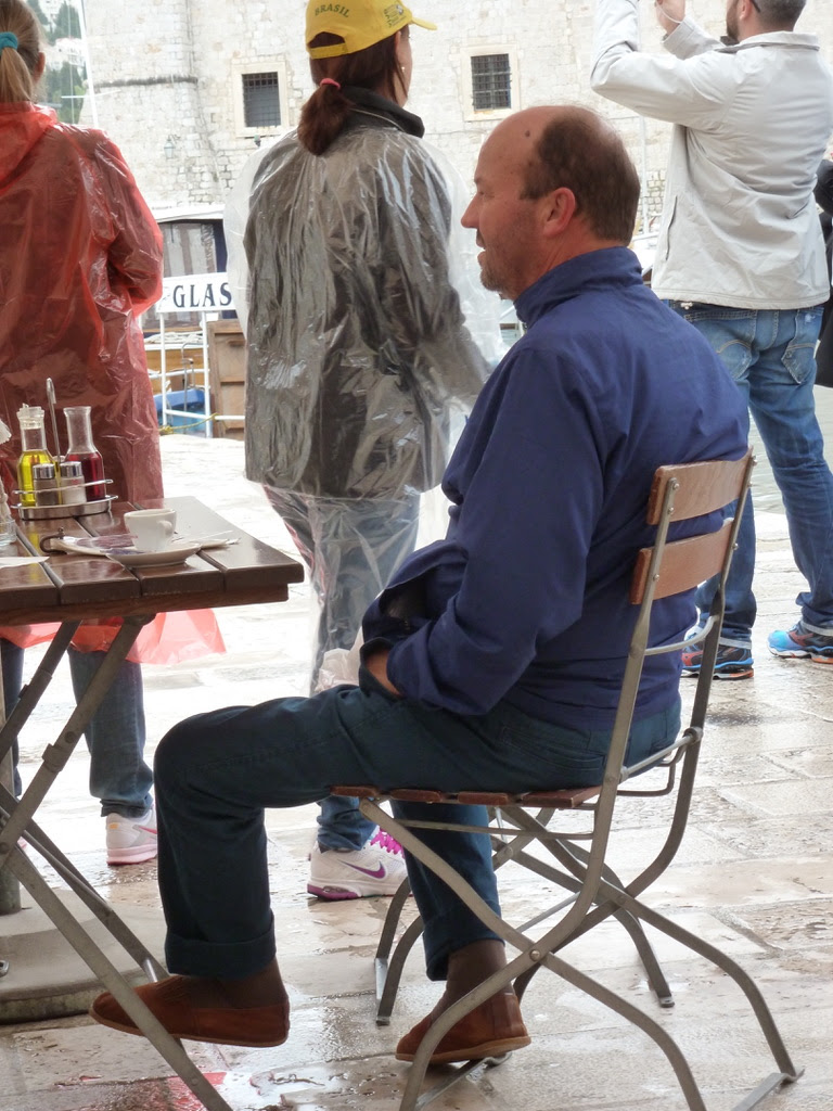 Man Sitting on Chair