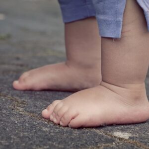 a child's feet