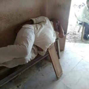 Man Sleeping on his side