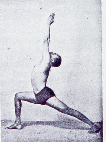 Yoga Safe Warrior 1 pose