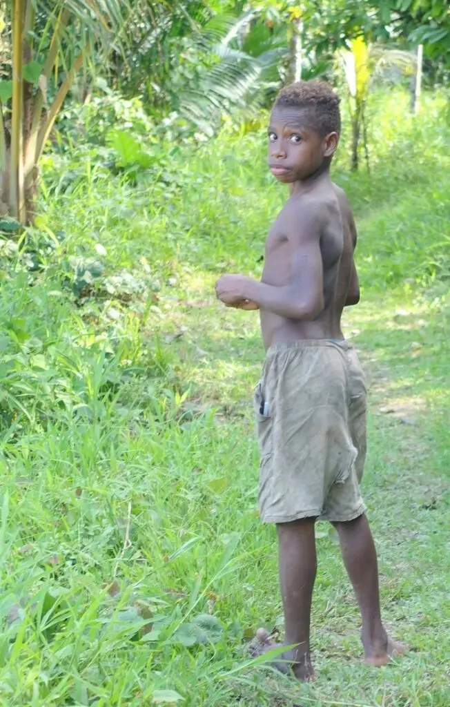 Young man standing in Balance